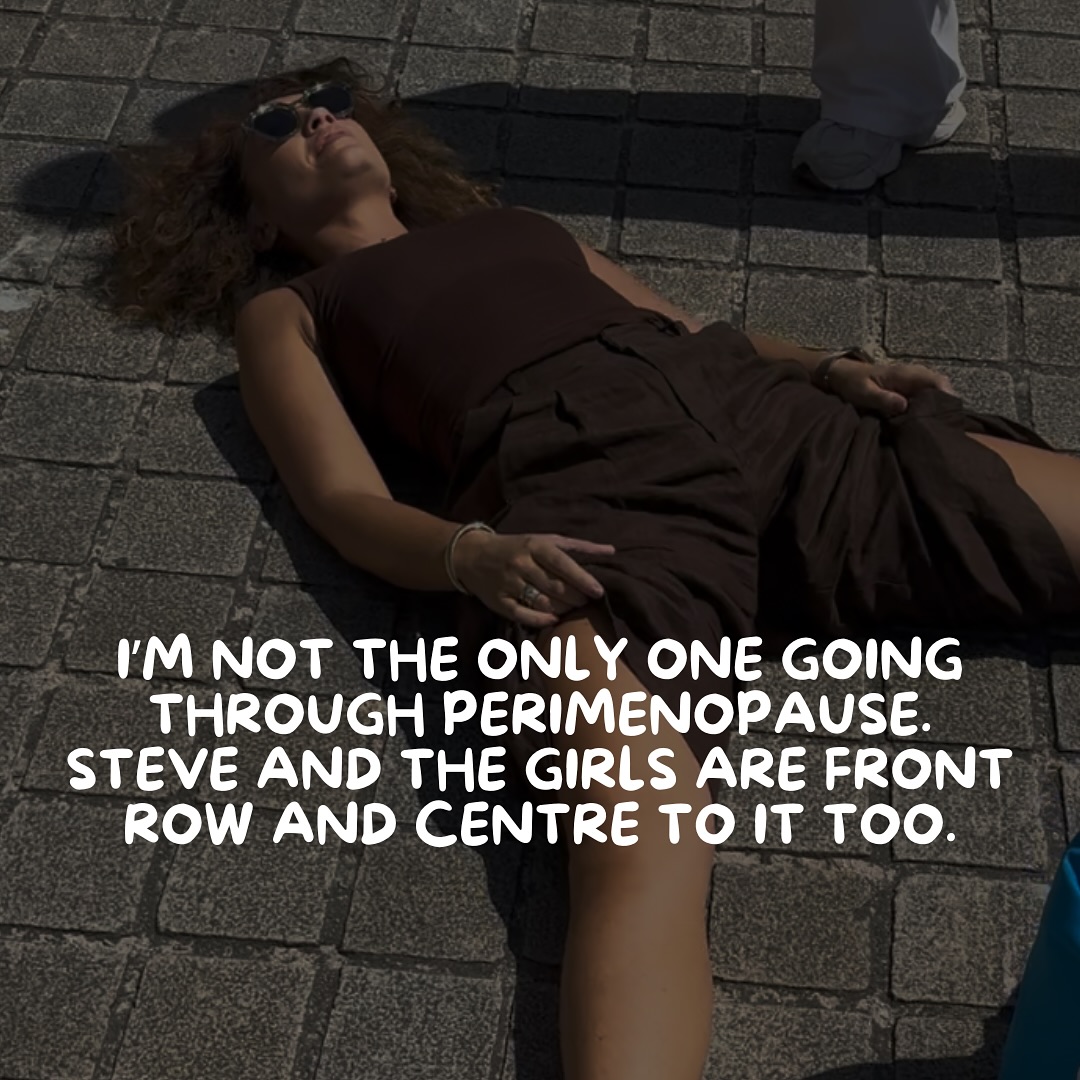 The mid life test I didn’t know was coming 🫠. 
#katjohn #perimenopause #midlife #thisis40 #relationships #family #wellbeing #authentic #authenticself #authenticliving #authenticity