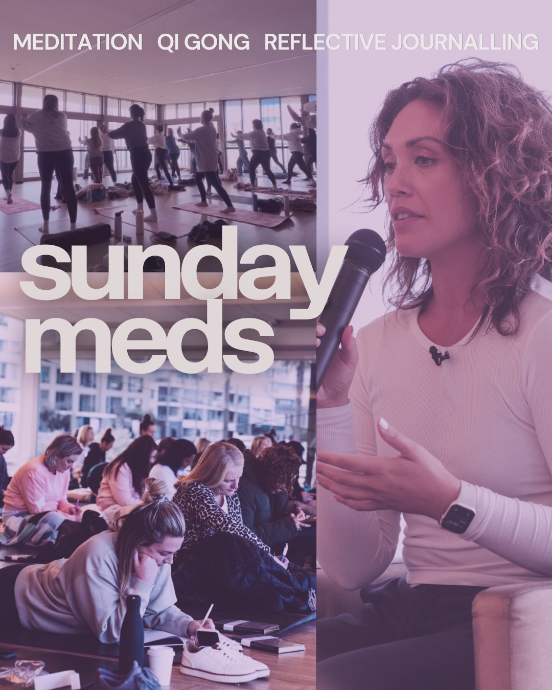 SUNDAY MEDS 26.04.26 Melbourne. 

It’s just a bloody good morning, the kind of mornings where you wonder if you should make time for, and thank the heavens you did. 

Join me on Sunday April 26th, 9:30–11am at the Dendy Pavilion in Brighton LSC, Melbourne, where we will contemplate the things that matter, meditate, reflective journal and practice Qi Gong, all overlooking the ocean. 

With a yummo cafe next door to grab your coffee, it’s a solid morning of goodness that we need more than we give ourselves. 

Bring your sweet self, a yoga mat, your journal + pen, and anything else that makes you feel comfy and cosy. Pillows, blankets and all the things that make you want to snuggle up. 

This is community, connection, and being human in all the best ways. It’s slow, it’s honest, it’s what Sundays are made for.

Limited spots legends. Drop “meds” in the comments and I’ll DM you the link. Looking forward to seeing you there. 

#katjohn #meditation #qigong #goodforthesoul authenticity