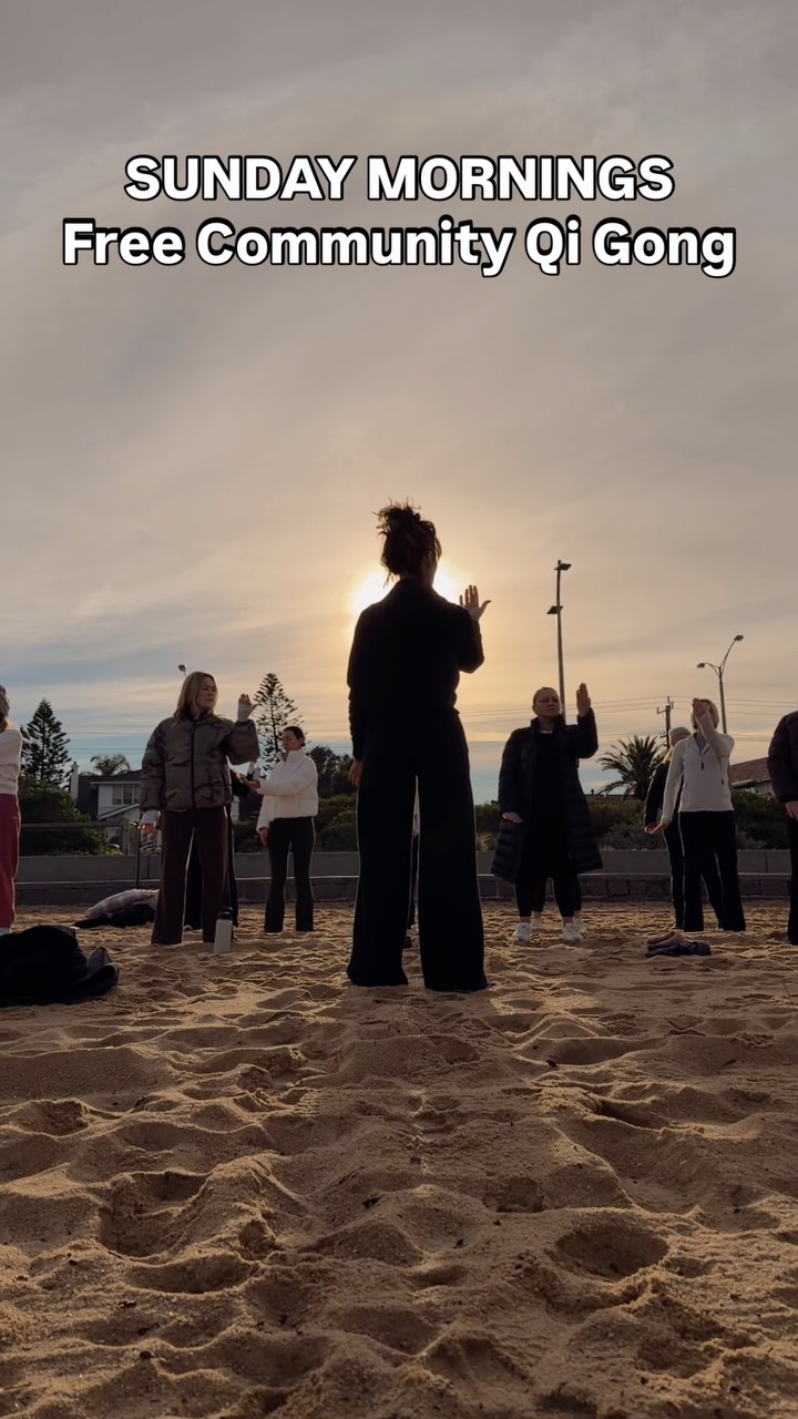 The weather app didn’t lie! It was a stunner of a morning down at the Elwood Foreshore practicing Qi Gong with a bunch of legends. 

Most had never tried it before, so major bravo to coming on down and giving it a go, and loving it! The feedback is always, “I felt so peaceful, I felt content, I feel more open, that was so simple but so powerful.” 

We practiced, hung back, grabbed a coffee and chatted. Exactly the intent behind cresting community around Qi Gong. To say my heart is full would be entirely accurate. 

The intent is to run these every Sunday (weather dependent and if I’m in Elwood dependent), 8:30am outside the beach shack cafe. Updates will be made here if you’re keen to come back or give it a go. 

#katjohn #qigong #yinyang #authenticliving #elwood