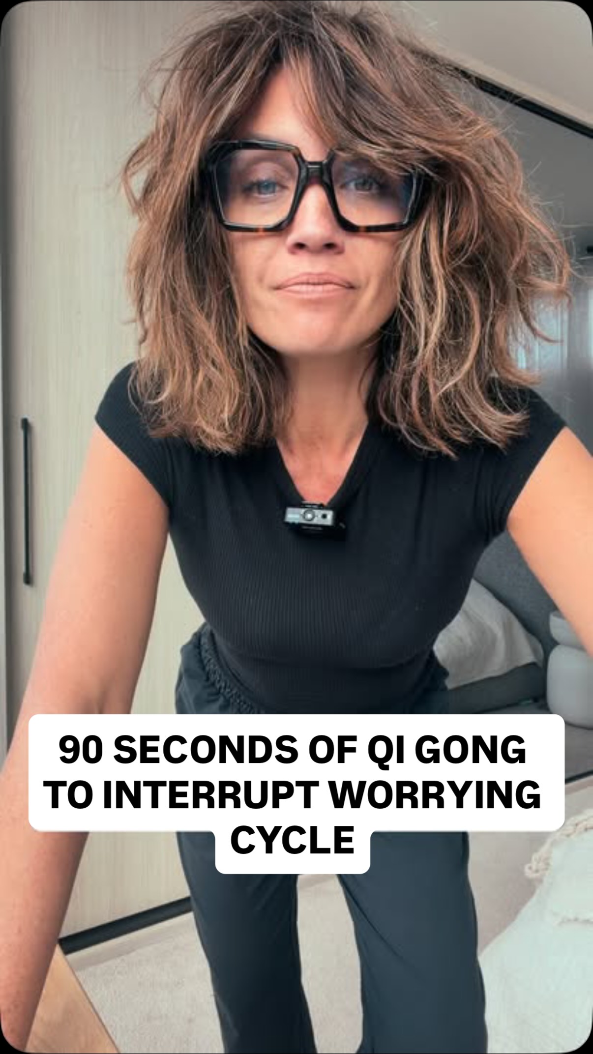 For the one with 47 tabs open in your brain, worrying yourself sick, has a to do list longer than Rapunzel’s hair and a nervous system that’s had just about enough.

We’re doing some Qi Gong.

Slow, rhythmic movement paired with intentional breathing to give that busy head of yours a chance to calm the heck down and your body a chance to unclench.

It’ll seem too simple, too short, like what can 90 seconds do? Well better than nothing isn’t it? At least you’re doing something to interrupt the stress cycle, release tension and beginning to regulate. 

By all means do this longer. Go right ahead. But if you’re tight on time and 5 minutes seems like a stretch (if that’s the case, we need to chat), then this is where you can begin. 

All of this helps you feel ‘more like yourself’ rather than a headless chook who can barely get enough breath in. 

Save this one for when your mind is carrying on. 

My Membership will be releasing soon. Qi Gong, Somatic Dance Release, Meditations and Coaching tools. All in the name of freeing, facing and calming your sh*t. Comment ‘membership’ below to join the waitlist. 

#katjohn #qigong #qigongpractice #authentic #authenticself